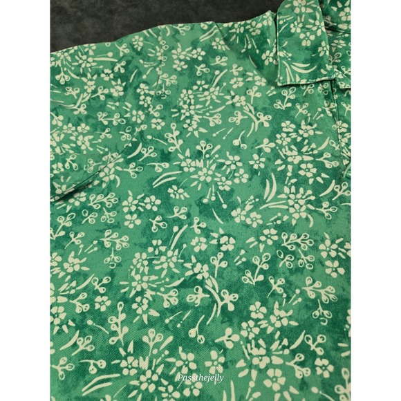 Vtg Polo Ralph Lauren Shirt Mens Extra Large Floral All Over Print Johnny Collar - Picture 4 of 14